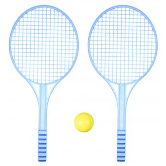 Plastic Tennis Racket Set - 3 piece