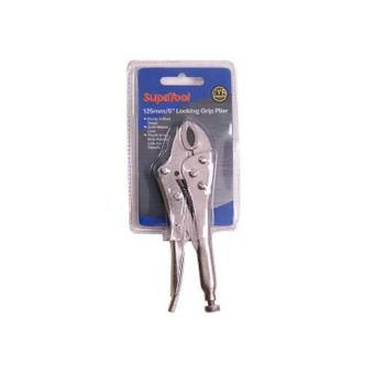 SupaTool Locking Grip Pliers - 5in / 125mm