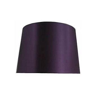 Plum Faux Silk Lamp Shade