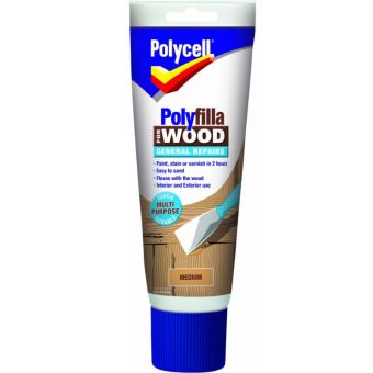 Polycell Polyfilla Wood General Repair Medium Tube 330gm
