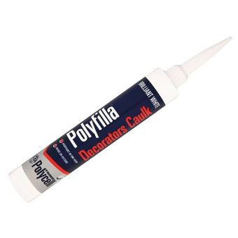Polycell Polyfilla Decorators Caulk - White 380ml Trade Cartridge