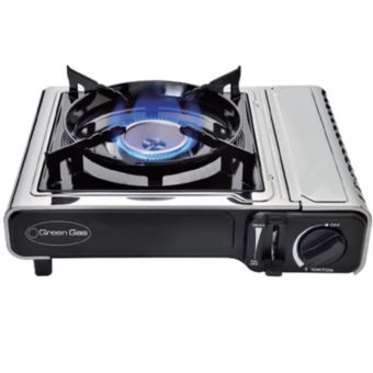 Green Gas Portable Single Gas Stove – Lightweight Camping Stove with Carry Case