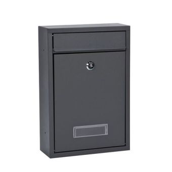 Arboria Metal Mail Box Grey