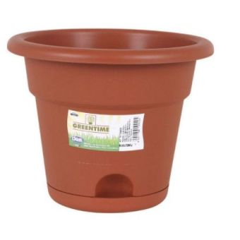 Flowerpot With Plate - 25cm