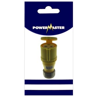 Powermaster 110V 16 Amp 2 Pin + Earth Coupler