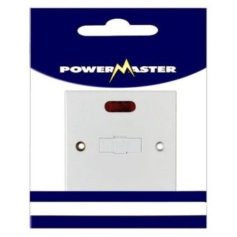 Powermaster 13Amp Fused Spur Unit With Neon