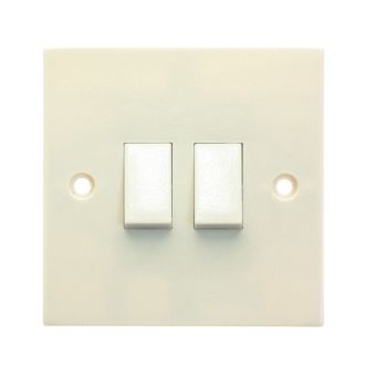 Powermaster 2 Gang 2 Way 6 Amp Switch
