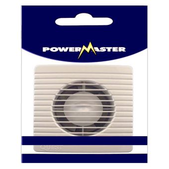 Powermaster 4 Inch Standard Bathroom and Kitchen Wall Extractor Fan for Ventilation
