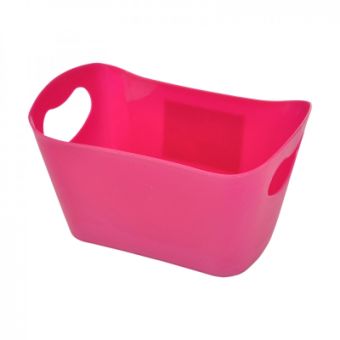 Basket Plastic Storage - Pink