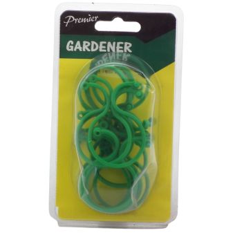 Premier 15 Piece Large Twist and Plant Clips – Heavy-Duty Support for Stronger, Healthier Plants