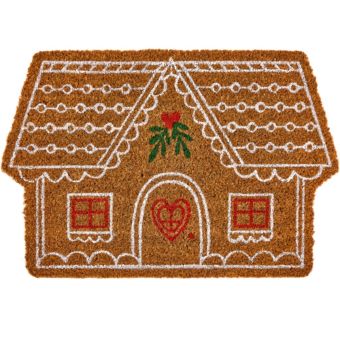 Premier Gingerbread House Door Mat – A Sweet Welcome for the Festive Season