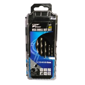 Pro User HSS Drill Bit Set - 6 Piece