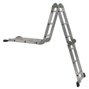 Proplus 4 Section Hinged Aluminium Ladder