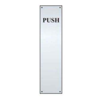 Saa Push Finger Plates - 12"x3"