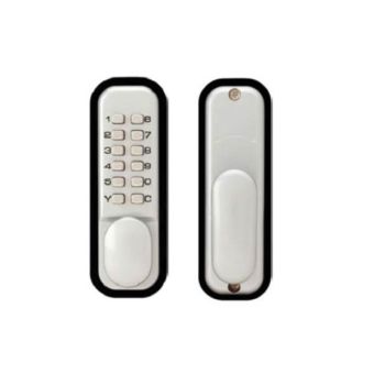 Push Button Digital Door Lock - Polished Brass Finish