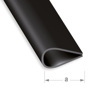 Pvc Black Binding Leaf - 15mm x 1m