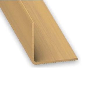 PVC Oak Equal Corner 30mm x 30mm x 1m