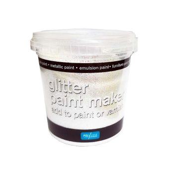Polyvine Glitter Paint Maker - Rainbow Glitter 75ml