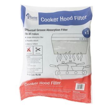 Qualtex Universal Cooker Hood Grease Filter - 50x120cm