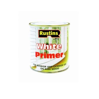 Rustins Wood Primer - White 250ml