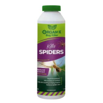 Organ-X Spider Killer Powder 300g with Natural Pyrethrum for Fast-Acting Spider Control