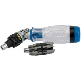 14 Piece Ratcheting Screwdriver & Bit Set