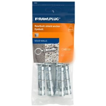 Rawlbolt Shield Anchor - Eyebolt M6 (Pack of 2)