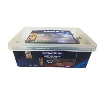 Rawlplug Outer Deck Decking Screws - 4 x 50mm - Box Of 200