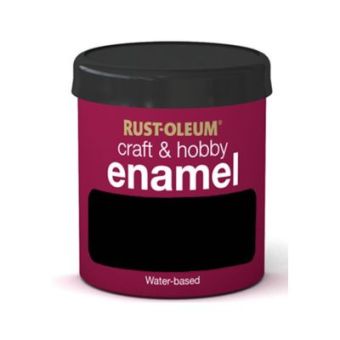 Rust-Oleum 75ml Craft Glossblack Enamel