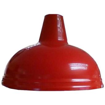 Red Metal Pendant Lamp Shade