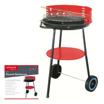 Redwood Round Barbecue 17”