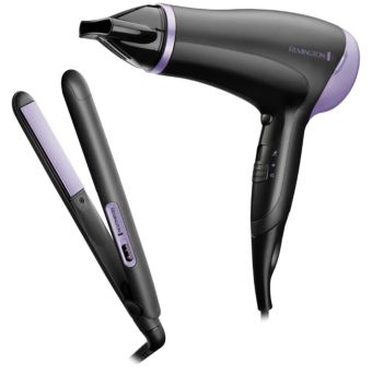 Remington Hairdryer and Straightener Gift Pack  D3016GP