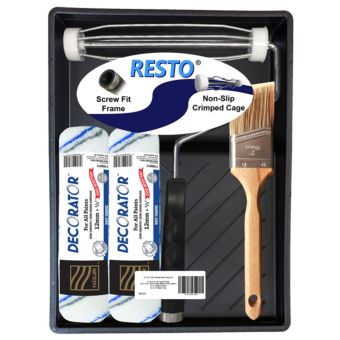 Resto 2 Sleeve Ultra Stripe Decorating Trade Kit Screw Fit Frame