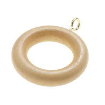 Ring for Wooden Curtain Pole - Pine I Pack of 10