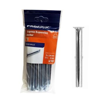 Rawlplug Express Expansion Anchor - 8 X 130mm - Pack Of 10