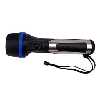 Rubber and Steel Flashlight