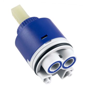 Rubineta 40mm Ceramic Tap Cartridge with Integrated Water Distributor for Mixer Taps