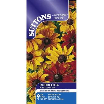 Rudbeckia Seeds - Rustic Dwarf Mix