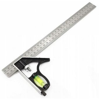 Multifunctional Carpentry Square 300mm Ruler