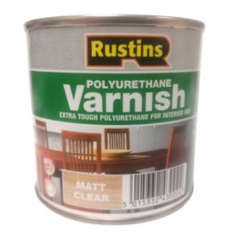 Rustins Polyurethane Varnish - Clear Matt