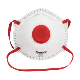 Safeline FFP3 Moulded Valved Dust Masks - Pack of 3