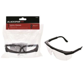 Blackspur Safety Glasses – Adjustable, Scratch-Resistant Eye Protection