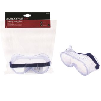 Blackspur Safety Goggles – Comfortable, Adjustable Eye Protection for Work and DIY