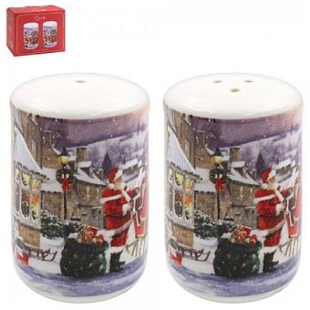 Santa Christmas Cruet Set