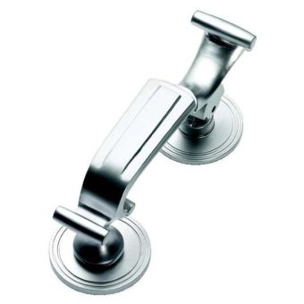 Doctors Door Knocker Satin Chrome - 6" X 2"