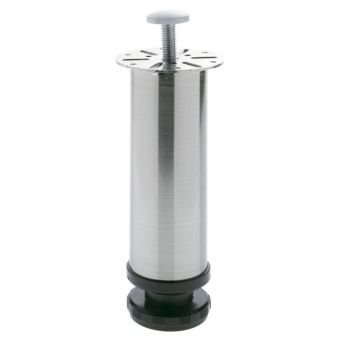Satin Chrome Furniture Leg - 4 pieces