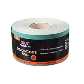 180 Grit Green Sandpaper - sold by metre