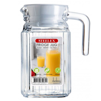 Luminarc Quadro Fridge Jug - With White Lid 500ml