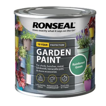 Ronseal Garden Paint Rainforest Green 750ml