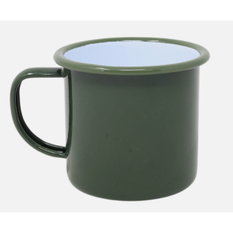 Enamel Mug 8cm - Green